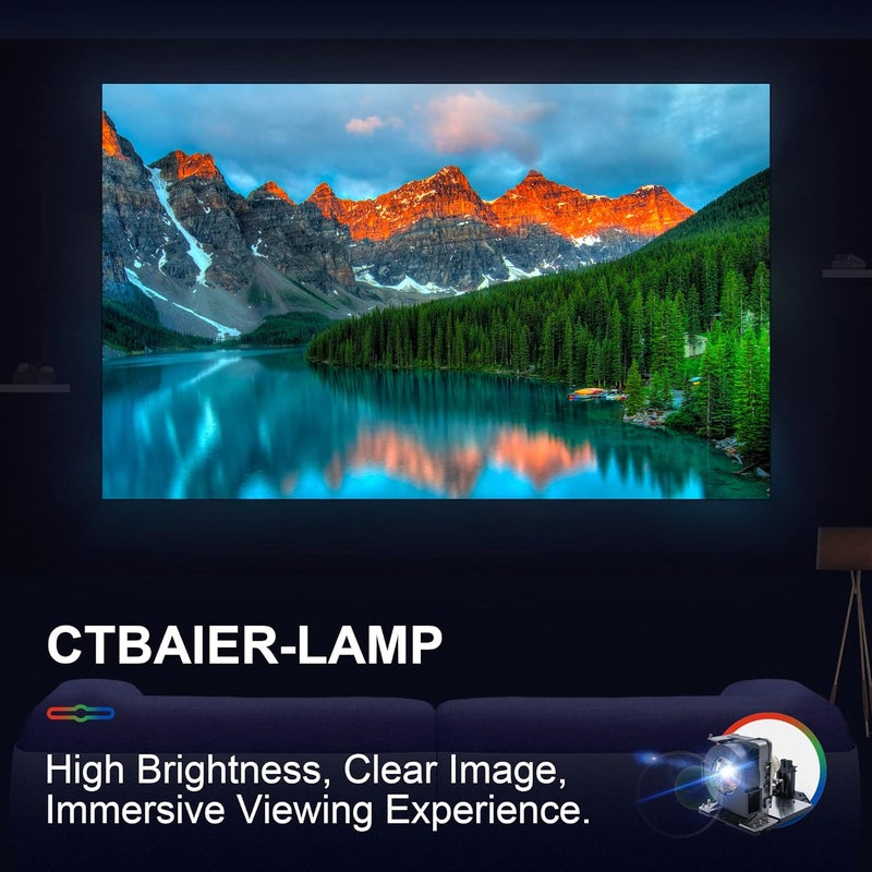 CTBAIER NP39LP Hight Quality Replacement Projector Lamp for NEC NP-P502H NP-P502W P502H P502HL P502W - Image 4